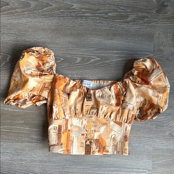 NEW & OTHER STORIES Puff Sleeve Top 4 - Picture 3 of 9